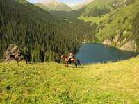 Конный поход по Кульсайским озерам (Казахстан)